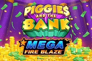 Playtech : Mega Fire Blaze: Piggies and the Bank™ PPJP - HASEAGAMING